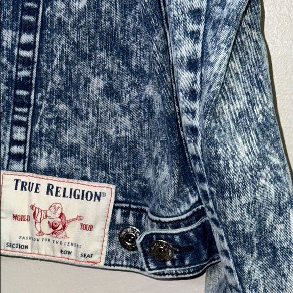 True Religion Blue Denim Jacket - Picture 13 of 15
